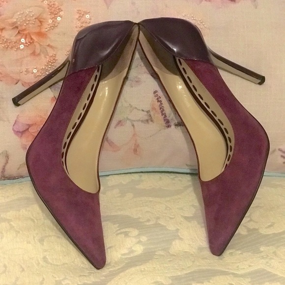 Enzo Angiolini Eacastalia: Purple Suede and patent leather EUC  Worn a few hours - Picture 10 of 12